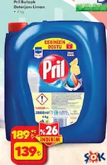 PRİL BULAŞIK DETERJANI 4 KG